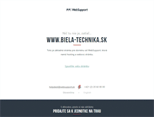 Tablet Screenshot of biela-technika.sk